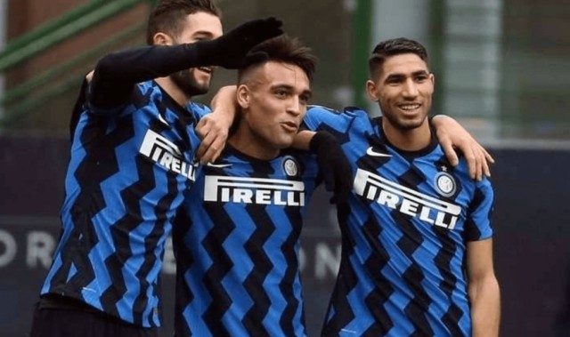  国际米兰锋线火热，大胜对手巩固榜首  